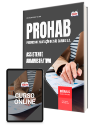 Capa Apostila PROHAB - Assistente Administrativo