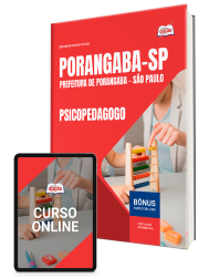 Capa Apostila Prefeitura de Porangaba-SP 2026 - Psicopedagogo