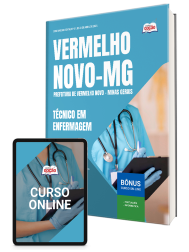 Capa Apostila Prefeitura de Vermelho Novo-MG - Técnico em Enfermagem