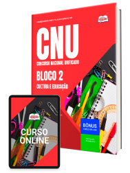 Capa Apostila CNU 2025 - Bloco 2 - Cultura e Educação