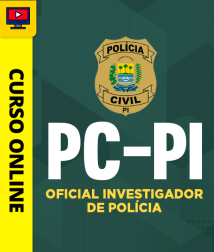 Capa Curso PC-PI - Oficial Investigador de Polícia