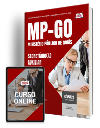 Capa Apostila MP-GO 2025 - Secretário(a) Auxiliar