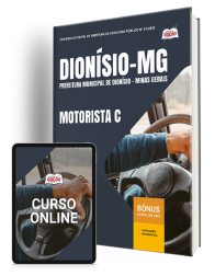 Capa Apostila Prefeitura de Dionísio - MG - Motorista (CNH C)