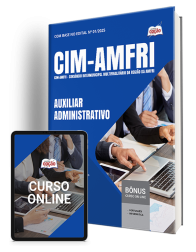 Capa Apostila CIM-AMFRI 2025 - Auxiliar Administrativo