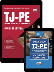 Capa Combo TJ-PE - Oficial de Justiça