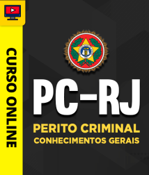 Capa Curso PC-RJ - Perito Criminal - Conhecimentos Gerais