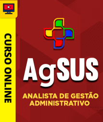 Capa Curso AgSUS - Analista de Gestão - Administrativo
