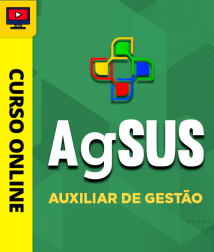 Capa Curso AgSUS - Auxiliar de Gestão