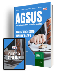 Capa Apostila AgSUS 2025 - Analista de Gestão - Administrativo