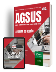 Capa Apostila AgSUS 2025 - Auxiliar de Gestão
