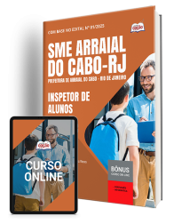 Capa Apostila Prefeitura de Arraial do Cabo - RJ 2025 - Inspetor de Alunos