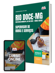 Capa Apostila Prefeitura de Rio Doce-MG - Supervisor de Obras e Serviços