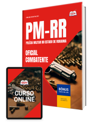 Capa Apostila PM-RR 2026 - Oficial Combatente