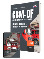 Capa Apostila CBM-DF - Soldado - Condutor e Operador de Viaturas