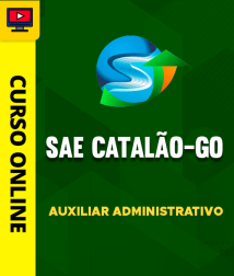Capa Curso SAE Catalão-GO - Auxiliar Administrativo