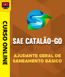 Capa Curso SAE Catalão-GO - Ajudante Geral de Saneamento Básico