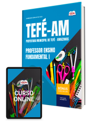 Capa Apostila Prefeitura de Tefé - AM - Professor Ensino Fundamental 1