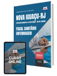Capa Apostila SEMUS Nova Iguaçu - Fiscal Sanitário - Enfermagem