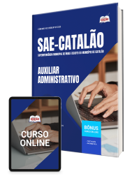 Capa Apostila SAE Catalão - GO - Auxiliar Administrativo