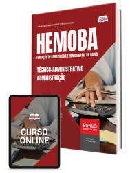 Capa Apostila HEMOBA 2026 - Técnico-Administrativo - Administração