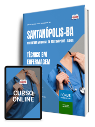 Capa Apostila Prefeitura de Santanópolis-BA - Técnico em Enfermagem
