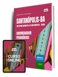 Capa Apostila Prefeitura de Santanópolis-BA - Coordenador Pedagógico