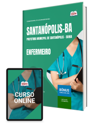 Capa Apostila Prefeitura de Santanópolis-BA - Enfermeiro