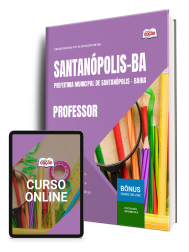 Capa Apostila Prefeitura de Santanópolis-BA - Professor