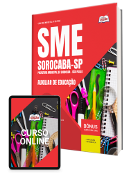 Capa Apostila Prefeitura de Sorocaba - SP - Auxiliar de Educação