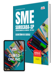 Capa Apostila Prefeitura de Sorocaba - SP - Secretário de Escola