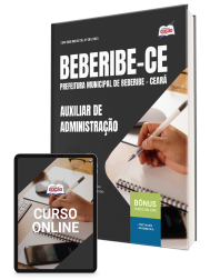 Capa Apostila Prefeitura de Beberibe-CE 2025 - Auxiliar de Administração