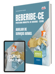 Capa Apostila Prefeitura de Beberibe-CE 2025 - Auxiliar de Serviços Gerais