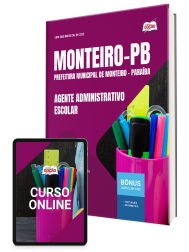 Capa Apostila Prefeitura de Monteiro-PB - Agente Administrativo Escolar