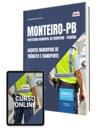 Capa Apostila Prefeitura de Monteiro-PB - Agentes Municipais de Trânsito e Transporte