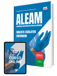 Capa Apostila ALEAM 2025 - Analista Legislativo - Enfermeiro