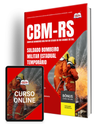 Capa Apostila CBM-RS 2025 - Soldado Bombeiro Militar Estadual Temporário