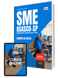 Capa Apostila SME-Osasco-SP - Servente de Escola