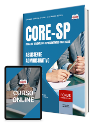 Capa Apostila CORE-SP 2026 - Assistente Administrativo
