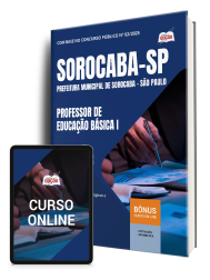 Capa Apostila Prefeitura de Sorocaba - SP - Professor de Educação Básica I