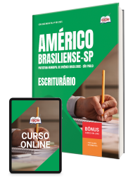 Capa Apostila Prefeitura de Américo Brasiliense - SP 2025 - Escriturário