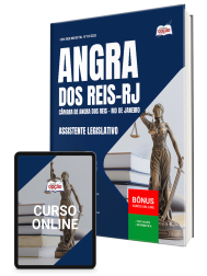 Capa Apostila Câmara de Angra dos Reis - RJ 2026 - Assistente Legislativo