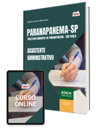 Capa Apostila Prefeitura de Paranapanema-SP 2026 - Assistente Administrativo