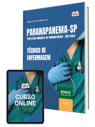 Capa Apostila Prefeitura de Paranapanema-SP 2026 - Técnico de Enfermagem