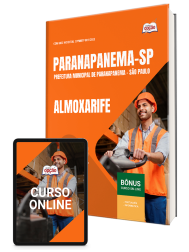 Capa Apostila Prefeitura de Paranapanema-SP 2026 - Almoxarife