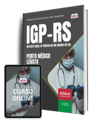 Capa Apostila IGP-RS 2026 - Perito Médico - Legista