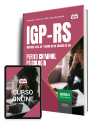Capa Apostila IGP-RS 2026 - Perito Criminal - Psicologia