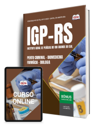 Capa Apostila IGP-RS 2026 - Perito Criminal - Biomedicina - Farmácia - Biologia