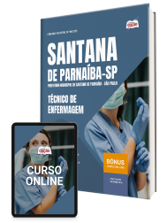 Capa Apostila Prefeitura de Santana de Parnaíba - SP 2025 - Técnico de Enfermagem