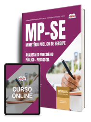 Capa Apostila MP-SE 2025 - Analista do Ministério Público - Pedagogia