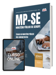 Capa Apostila MP-SE 2025 - Técnico do Ministério Público - Área Administrativa
